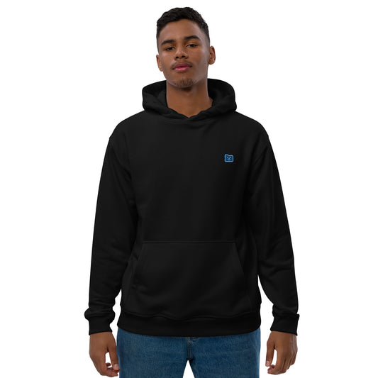 Fabric logo hoodie